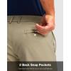Men’s Golf Shorts with 5 Pockets 11″ Inseam Stretch Quick Dry Casual Work Dress Shorts for Men(Mountain Olive)