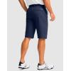 Men’s Golf Shorts with 5 Pockets 11″ Inseam Stretch Quick Dry Casual Work Dress Shorts for Men(Navy)