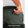 Men’s Golf Shorts with 5 Pockets 11″ Inseam Stretch Quick Dry Casual Work Dress Shorts for Men(Sage Green)