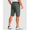 Men’s Golf Shorts with 5 Pockets 11″ Inseam Stretch Quick Dry Casual Work Dress Shorts for Men(Sage Green)