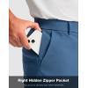 Men’s Golf Shorts with 5 Pockets 11″ Inseam Stretch Quick Dry Casual Work Dress Shorts for Men(Slate Blue)