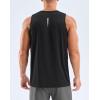 G Gradual Men’s Workout Tank Tops Sleeveless Muscle Shirts Summer UPF 50+ Quick Dry Shirts for Men Athletic Running Gym(Black)