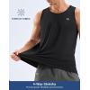 G Gradual Men’s Workout Tank Tops Sleeveless Muscle Shirts Summer UPF 50+ Quick Dry Shirts for Men Athletic Running Gym(Black)