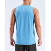 G Gradual Men’s Workout Tank Tops Sleeveless Muscle Shirts Summer UPF 50+ Quick Dry Shirts for Men Athletic Running Gym(Blue Heather)