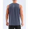 G Gradual Men’s Workout Tank Tops Sleeveless Muscle Shirts Summer UPF 50+ Quick Dry Shirts for Men Athletic Running Gym(Dusty Blue)