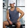 G Gradual Men’s Workout Tank Tops Sleeveless Muscle Shirts Summer UPF 50+ Quick Dry Shirts for Men Athletic Running Gym(Dusty Blue)