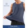 G Gradual Men’s Workout Tank Tops Sleeveless Muscle Shirts Summer UPF 50+ Quick Dry Shirts for Men Athletic Running Gym(Dusty Blue)