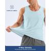 G Gradual Men’s Workout Tank Tops Sleeveless Muscle Shirts Summer UPF 50+ Quick Dry Shirts for Men Athletic Running Gym(Light Blue)