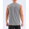 G Gradual Men’s Workout Tank Tops Sleeveless Muscle Shirts Summer UPF 50+ Quick Dry Shirts for Men Athletic Running Gym(Light Grey)