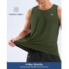 G Gradual Men’s Workout Tank Tops Sleeveless Muscle Shirts Summer UPF 50+ Quick Dry Shirts for Men Athletic Running Gym(Olive)