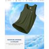 G Gradual Men’s Workout Tank Tops Sleeveless Muscle Shirts Summer UPF 50+ Quick Dry Shirts for Men Athletic Running Gym(Olive)