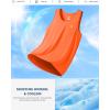 G Gradual Men’s Workout Tank Tops Sleeveless Muscle Shirts Summer UPF 50+ Quick Dry Shirts for Men Athletic Running Gym(Orange)