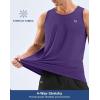 G Gradual Men’s Workout Tank Tops Sleeveless Muscle Shirts Summer UPF 50+ Quick Dry Shirts for Men Athletic Running Gym(Purple)