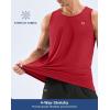 G Gradual Men’s Workout Tank Tops Sleeveless Muscle Shirts Summer UPF 50+ Quick Dry Shirts for Men Athletic Running Gym(Red)