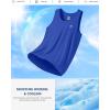 G Gradual Men’s Workout Tank Tops Sleeveless Muscle Shirts Summer UPF 50+ Quick Dry Shirts for Men Athletic Running Gym(Royal Blue)