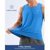G Gradual Men’s Workout Tank Tops Sleeveless Muscle Shirts Summer UPF 50+ Quick Dry Shirts for Men Athletic Running Gym(Sky Blue)