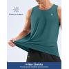 G Gradual Men’s Workout Tank Tops Sleeveless Muscle Shirts Summer UPF 50+ Quick Dry Shirts for Men Athletic Running Gym(Teal)