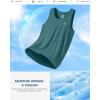 G Gradual Men’s Workout Tank Tops Sleeveless Muscle Shirts Summer UPF 50+ Quick Dry Shirts for Men Athletic Running Gym(Teal)
