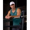 G Gradual Men’s Workout Tank Tops Sleeveless Muscle Shirts Summer UPF 50+ Quick Dry Shirts for Men Athletic Running Gym(Teal)
