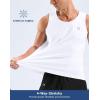 G Gradual Men’s Workout Tank Tops Sleeveless Muscle Shirts Summer UPF 50+ Quick Dry Shirts for Men Athletic Running Gym(White)