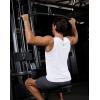 G Gradual Men’s Workout Tank Tops Sleeveless Muscle Shirts Summer UPF 50+ Quick Dry Shirts for Men Athletic Running Gym(White)