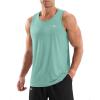 G Gradual Men’s Workout Tank Tops Sleeveless Muscle Shirts Summer UPF 50+ Quick Dry Shirts for Men Athletic Running Gym(Jasmine Green)