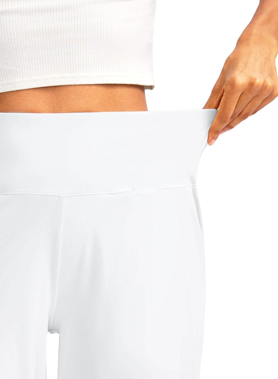 imageG Gradual Womens 12 Bermuda Long Shorts with Pockets High Waisted Stretch Knee Length Shorts for Women Summer WalkingCwhite