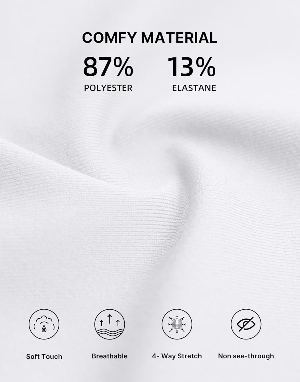 imageG Gradual Womens Bermuda Long Shorts 14 Knee Length Capris with Pockets High Waisted Athletic Casual Shorts for WomenWhite