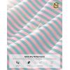G Gradual Men’s Golf Polo Shirt Moisture Wicking Performance Sport Short Sleeve Striped Golf Shirt(Light Pink Blue Stripe)