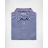 G Gradual Men’s Golf Polo Shirt Moisture Wicking Performance Sport Short Sleeve Striped Golf Shirt(Navy Blue Stripe)