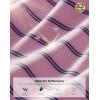 G Gradual Men’s Golf Polo Shirt Moisture Wicking Performance Sport Short Sleeve Striped Golf Shirt(Wide Pink Stripe)