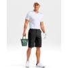 G Gradual Men’s Shorts 11″ Lightweight Casual Shorts for Men with 3 Pockets Summer Quick Dry Breathable Golf Shorts(Black)