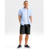 G Gradual Men’s Shorts 11″ Lightweight Casual Shorts for Men with 3 Pockets Summer Quick Dry Breathable Golf Shorts(Black)
