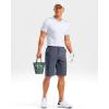 G Gradual Men’s Shorts 11″ Lightweight Casual Shorts for Men with 3 Pockets Summer Quick Dry Breathable Golf Shorts(Grey Blue)
