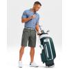 G Gradual Men’s Shorts 11″ Lightweight Casual Shorts for Men with 3 Pockets Summer Quick Dry Breathable Golf Shorts(Heather Army Green)