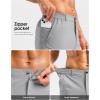 G Gradual Men’s Shorts 11″ Lightweight Casual Shorts for Men with 3 Pockets Summer Quick Dry Breathable Golf Shorts(Heather Bright Grey)