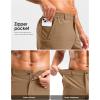G Gradual Men’s Shorts 11″ Lightweight Casual Shorts for Men with 3 Pockets Summer Quick Dry Breathable Golf Shorts(Heather Dark Khaki)