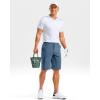 G Gradual Men’s Shorts 11″ Lightweight Casual Shorts for Men with 3 Pockets Summer Quick Dry Breathable Golf Shorts(Heather Dusty Blue)