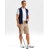 G Gradual Men’s Shorts 11″ Lightweight Casual Shorts for Men with 3 Pockets Summer Quick Dry Breathable Golf Shorts(Heather Khaki)