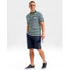 G Gradual Men’s Shorts 11″ Lightweight Casual Shorts for Men with 3 Pockets Summer Quick Dry Breathable Golf Shorts(Heather Navy)