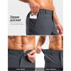 G Gradual Men’s Shorts 11″ Lightweight Casual Shorts for Men with 3 Pockets Summer Quick Dry Breathable Golf Shorts(Heather Steel Gray)