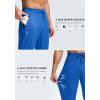 G Gradual Men’s Sweatpants with Zipper Pockets Lightweight Mesh Athletic Pants for Men Open Bottom Workout Gym Running(Blue)