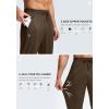 G Gradual Men’s Sweatpants with Zipper Pockets Lightweight Mesh Athletic Pants for Men Open Bottom Workout Gym Running(Brown)