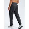 G Gradual Men’s Sweatpants with Zipper Pockets Lightweight Mesh Athletic Pants for Men Open Bottom Workout Gym Running(Dark Grey)