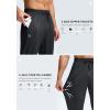 G Gradual Men’s Sweatpants with Zipper Pockets Lightweight Mesh Athletic Pants for Men Open Bottom Workout Gym Running(Dark Grey)