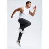 G Gradual Men’s Sweatpants with Zipper Pockets Lightweight Mesh Athletic Pants for Men Open Bottom Workout Gym Running(Dark Grey)