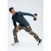 G Gradual Men’s Sweatpants with Zipper Pockets Lightweight Mesh Athletic Pants for Men Open Bottom Workout Gym Running(Green Camo)