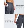 G Gradual Men’s Sweatpants with Zipper Pockets Lightweight Mesh Athletic Pants for Men Open Bottom Workout Gym Running(Grey Blue)