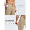G Gradual Men’s Sweatpants with Zipper Pockets Lightweight Mesh Athletic Pants for Men Open Bottom Workout Gym Running(Khaki)