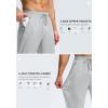 G Gradual Men’s Sweatpants with Zipper Pockets Lightweight Mesh Athletic Pants for Men Open Bottom Workout Gym Running(Light Grey)